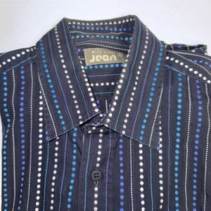 TED BAKER Jean Colorful Polka Dot Patterned Button Shirt Size 4 Mens US Large